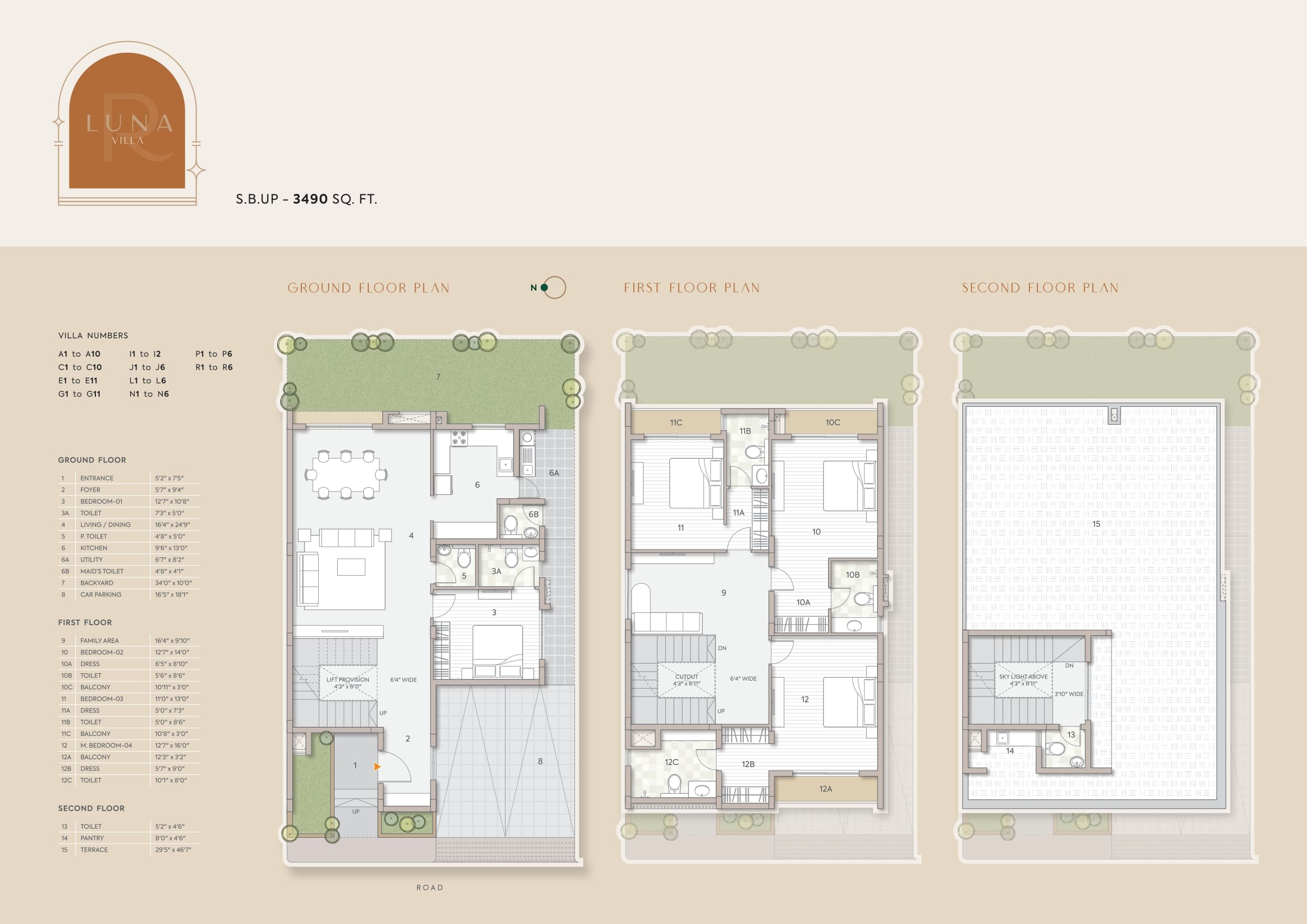 4 BHK Floor Plan