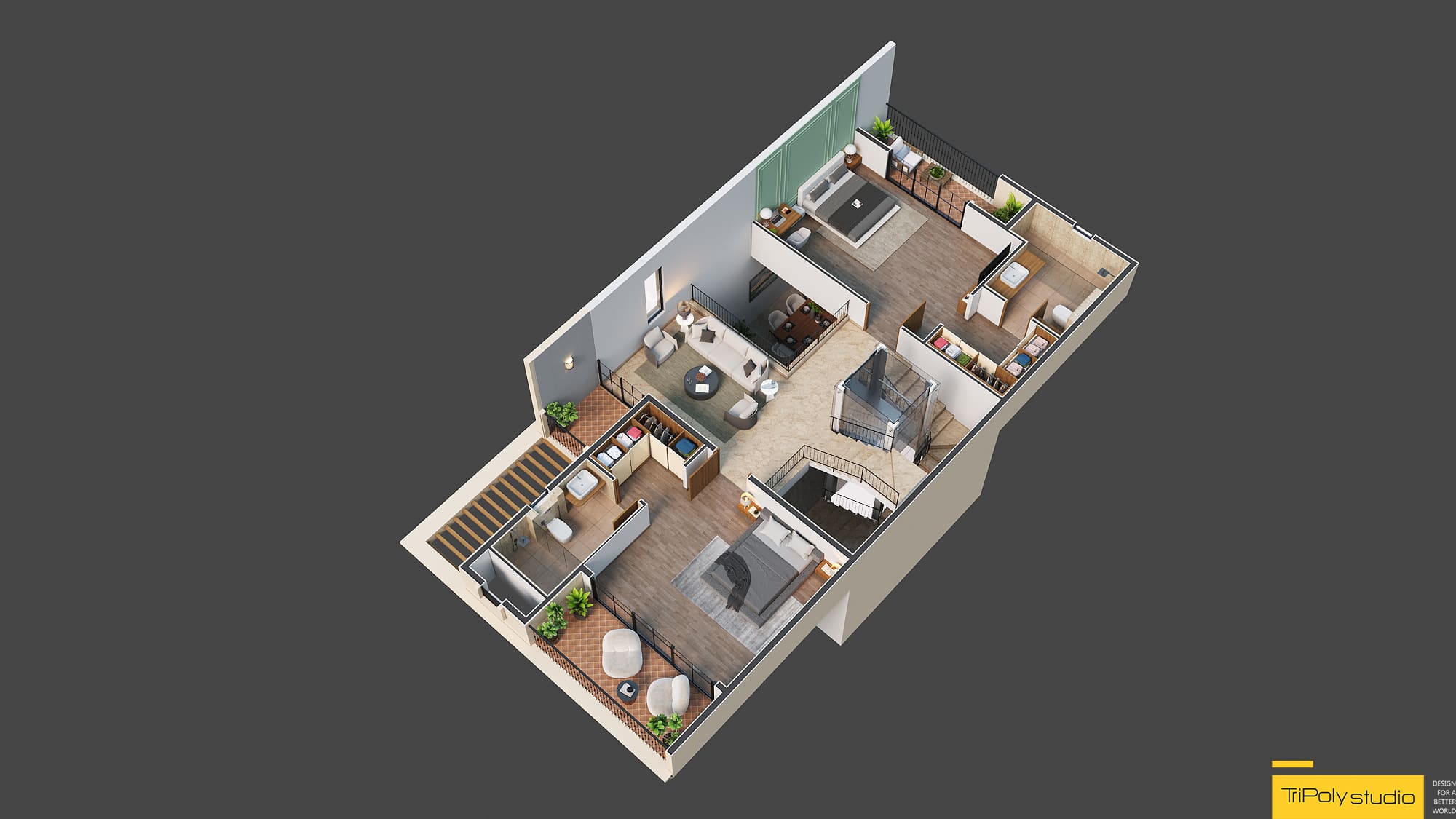 4BHK Floor Plan